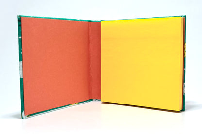 Handmade Hardcover Note Pad with Genuine 3x3 Post-it™ Note Pad